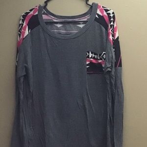 Light weight long sleeve oversized shirt